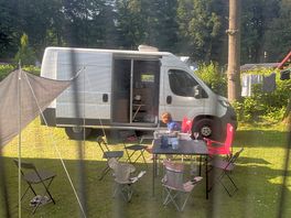 Great level hard standings for campervans!
