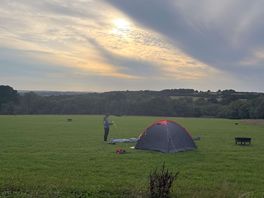 A gorgeous view to set up in and wake up to . thank you!