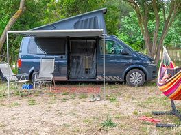Premium pitch with hammock provided