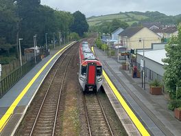 Ferry side train station