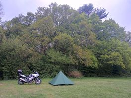 Nice and level spot at the farm field.