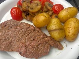 Campfire dinner