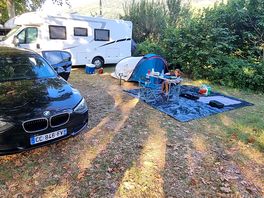 Emplacement legerement en pente