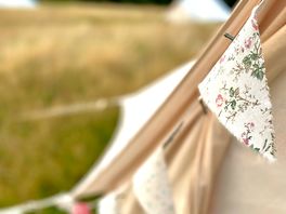 Pretty touch of bunting