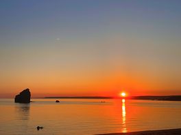 Sunset at thurlestone beach. 5 minute walk back to the site.