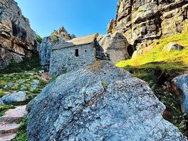 St. govan’s chapel a 10 minute drive from the campsite