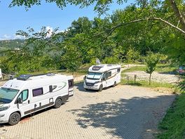 Gravel and hardstanding pitches