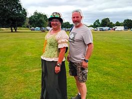 Tina and dave our steam punk mates