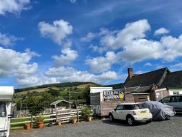 Pub and beer garden view
