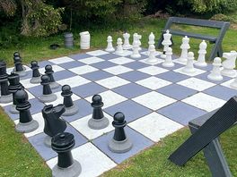 Giant chessboard, great fun