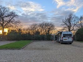 The spacious pitches