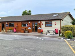 Reception with small shop