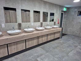Ladies wash area