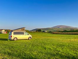 Grass pitches with views