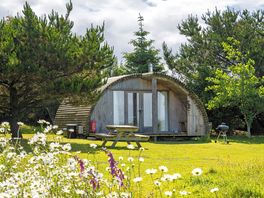Exterior view of the 1 bedroom deluxe pod