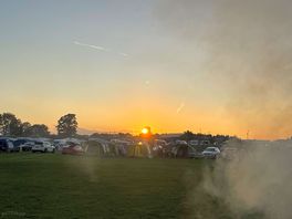 Sunset in august