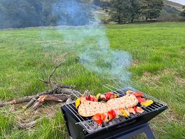 Evening bbq