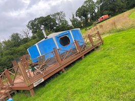 Our yurt which was one of only 3 on site