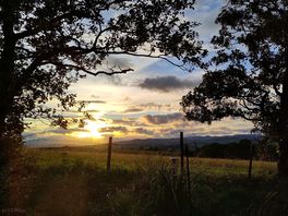 Beautiful view towards the fells in the evening