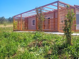 Exterior of the cabins