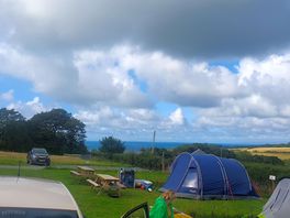 Sea view from site