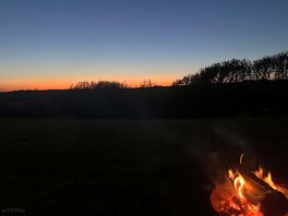 A fire pit added bonus