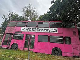 The big pink bus for kids to explore