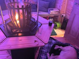A great fire for the cosy night.