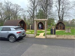 Camping pod area