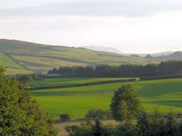 View from the motorhome pitch