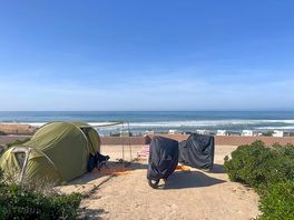 Pitches with sea views