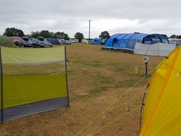 Good space between tents 🙂