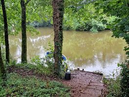 Lake next to the pod