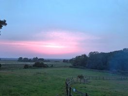 Sunset from our pitch