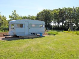 Exterior look of Gertie touring caravan