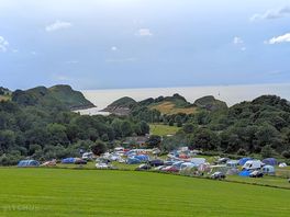 View of the site from the coastal path