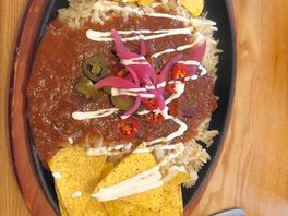 The delicious chilli beef