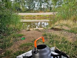 Morning tea before fishing
