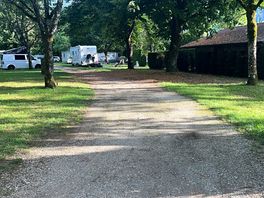 Straat op de camping