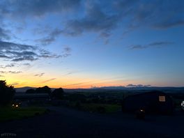 Sunset.