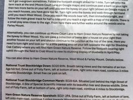 Campsite info