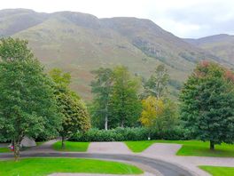 The view of the site where we were pitched