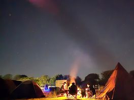 A beautiful night spent around the camp fire