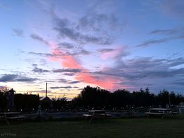 Sunset from our pitch