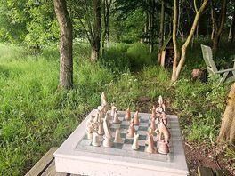 Homemade chess set