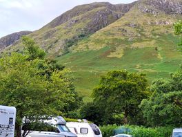Another view whilst sitting outside our caravan.