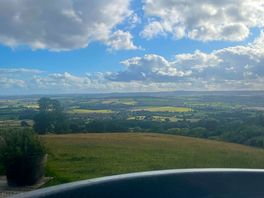 View from jacob’s hut, also my view watching england v switzerland