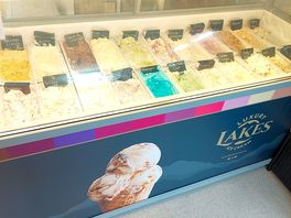 Little ice cream parlour on site. gorgeous ice cream.