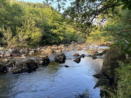 The river running through camp