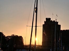 Evening in caernarfon